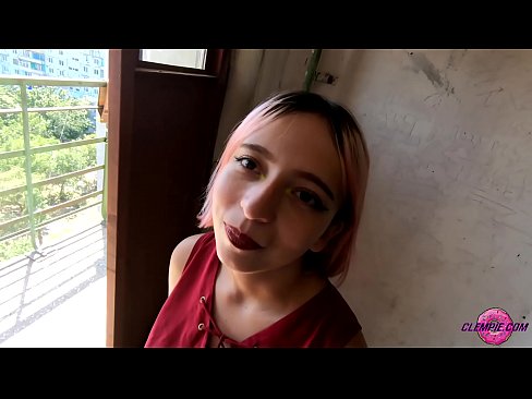 ❤️ Student Sucks a Stranger Sensually in the Backstreet - Face Cumming ️ Όμορφο πορνό ❤